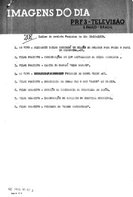 TV Tupi [emissora]. Revista Feminina [programa]. Roteiro [televisivo], 20 out. 1959.