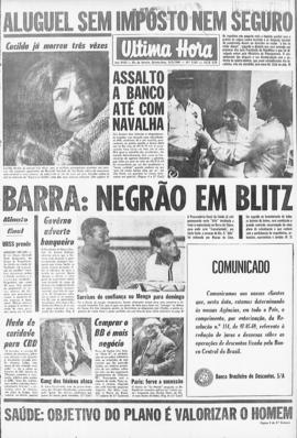Última Hora [jornal]. Rio de Janeiro-RJ, 08 mai. 1969 [ed. vespertina].