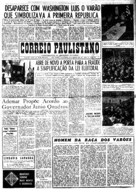 Correio paulistano [jornal], [s/n]. São Paulo-SP, 06 ago. 1957.