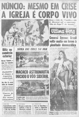 Última Hora [jornal]. Rio de Janeiro-RJ, 30 jun. 1969 [ed. vespertina].