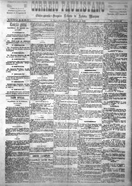 Correio paulistano [jornal], [s/n]. São Paulo-SP, 15 jan. 1886.