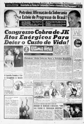 Última Hora [jornal]. Rio de Janeiro-RJ, 04 jul. 1956 [ed. vespertina].