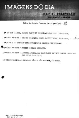 TV Tupi [emissora]. Revista Feminina [programa]. Roteiro [televisivo], 05 nov. 1962.