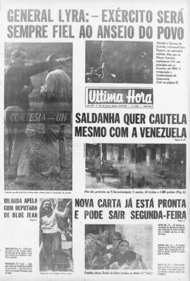 Última Hora [jornal]. Rio de Janeiro-RJ, 23 ago. 1969 [ed. vespertina].