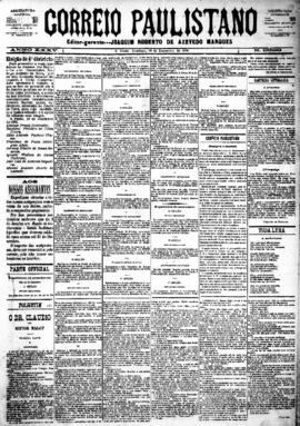 Correio paulistano [jornal], [s/n]. São Paulo-SP, 30 dez. 1888.