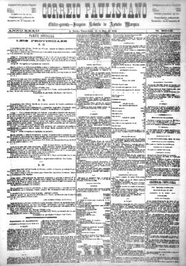 Correio paulistano [jornal], [s/n]. São Paulo-SP, 18 mai. 1886.