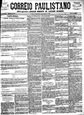 Correio paulistano [jornal], [s/n]. São Paulo-SP, 02 mar. 1888.