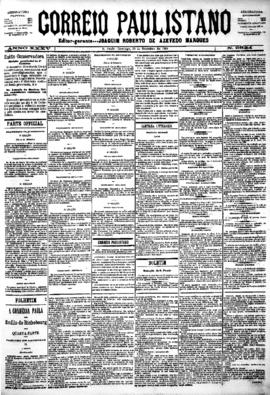 Correio paulistano [jornal], [s/n]. São Paulo-SP, 30 set. 1888.
