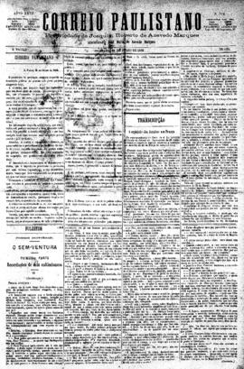 Correio paulistano [jornal], [s/n]. São Paulo-SP, 31 jul. 1880.