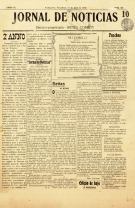 Jornal de notícias [jornal], a. 03, n. 198. Araraquara-SP, 21 abr. 1908.