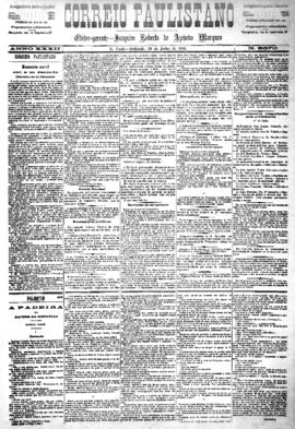 Correio paulistano [jornal], [s/n]. São Paulo-SP, 18 jul. 1885.