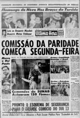 Última Hora [jornal]. Rio de Janeiro-RJ, 07 mar. 1964 [ed. vespertina].