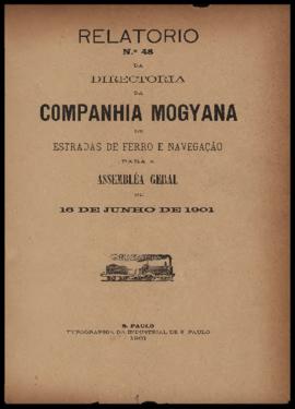 Relatório…, nº 048, 1900. Criador(a): Companhia Mogiana de Estradas de Ferro. São Paulo-SP: Typog...