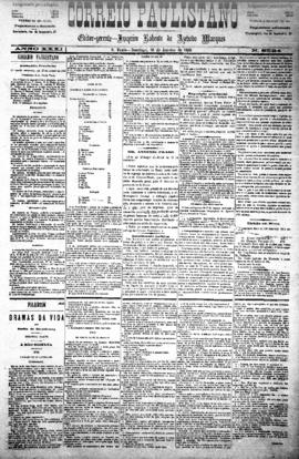 Correio paulistano [jornal], [s/n]. São Paulo-SP, 18 jan. 1885.