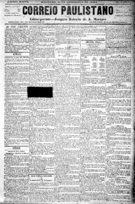 Correio paulistano [jornal], [s/n]. São Paulo-SP, 02 dez. 1882.