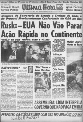 Última Hora [jornal]. Rio de Janeiro-RJ, 23 nov. 1965 [ed. matutina].