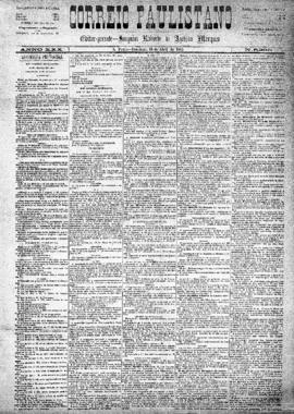 Correio paulistano [jornal], [s/n]. São Paulo-SP, 13 abr. 1884.