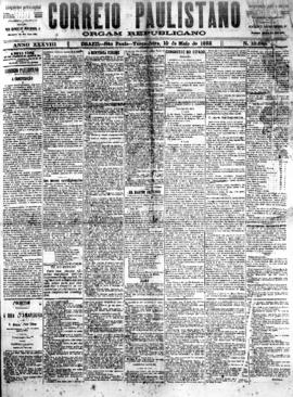 Correio paulistano [jornal], [s/n]. São Paulo-SP, 10 mai. 1892.