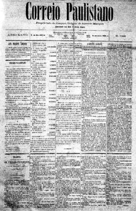 Correio paulistano [jornal], [s/n]. São Paulo-SP, 16 fev. 1881.