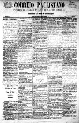 Correio paulistano [jornal], [s/n]. São Paulo-SP, 08 jan. 1880.