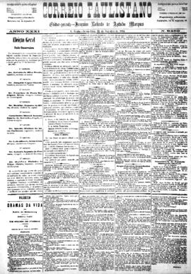 Correio paulistano [jornal], [s/n]. São Paulo-SP, 24 out. 1884.