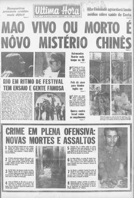 Última Hora [jornal]. Rio de Janeiro-RJ, 23 set. 1969 [ed. vespertina].