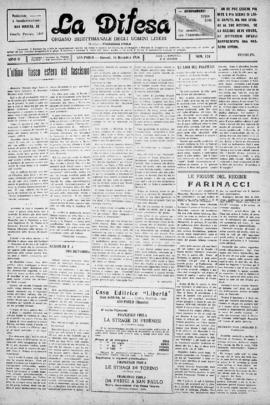 La Difesa [jornal], a. 3, n. 124. São Paulo-SP, 16 dez. 1926.
