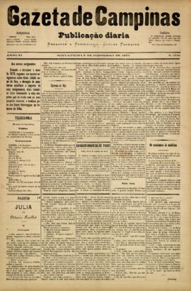Gazeta de Campinas [jornal], a. 10, n. 1791. Campinas-SP, 05 dez. 1879.