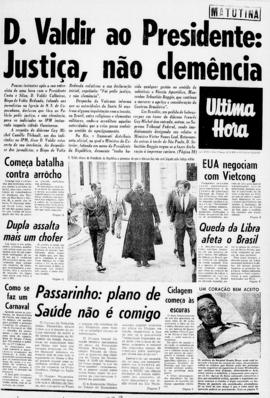 Última Hora [jornal]. Rio de Janeiro-RJ, 12 dez. 1967 [ed. matutina].