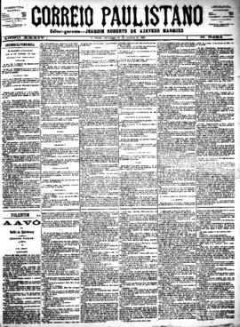 Correio paulistano [jornal], [s/n]. São Paulo-SP, 29 jan. 1888.