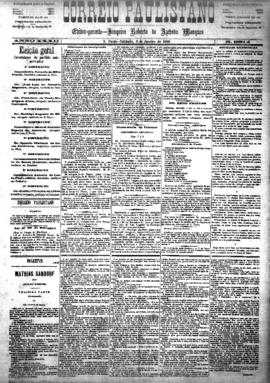 Correio paulistano [jornal], [s/n]. São Paulo-SP, 09 jan. 1886.