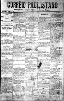 Correio paulistano [jornal], [s/n]. São Paulo-SP, 08 jan. 1887.