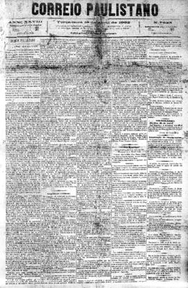 Correio paulistano [jornal], [s/n]. São Paulo-SP, 18 abr. 1882.