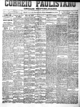 Correio paulistano [jornal], [s/n]. São Paulo-SP, 25 set. 1894.