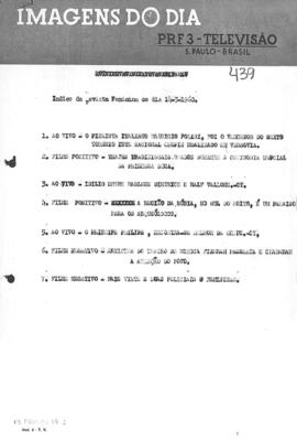 TV Tupi [emissora]. Revista Feminina [programa]. Roteiro [televisivo], 14 mar. 1960.