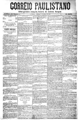 Correio paulistano [jornal], [s/n]. São Paulo-SP, 13 mar. 1887.