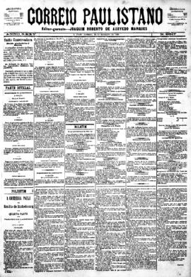 Correio paulistano [jornal], [s/n]. São Paulo-SP, 22 set. 1888.