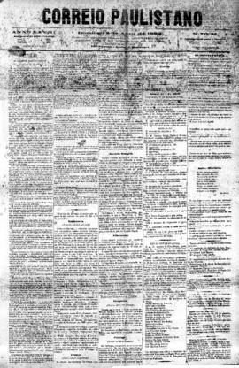 Correio paulistano [jornal], [s/n]. São Paulo-SP, 02 abr. 1882.