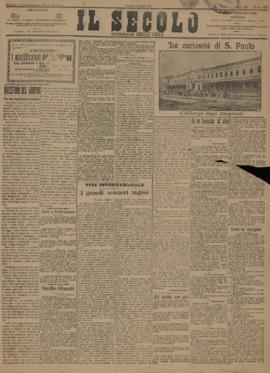 Il Secolo [jornal], a. 3, n. 829. São Paulo-SP, 15 jun. 1908.