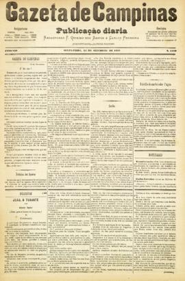 Gazeta de Campinas [jornal], a. 8, n. 1129. Campinas-SP, 14 set. 1877.