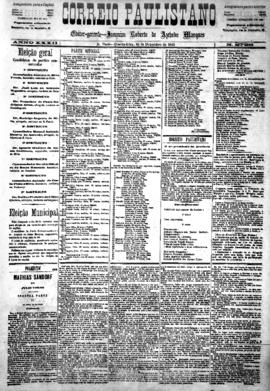 Correio paulistano [jornal], [s/n]. São Paulo-SP, 16 dez. 1885.