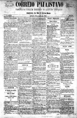 Correio paulistano [jornal], [s/n]. São Paulo-SP, 12 jun. 1880.