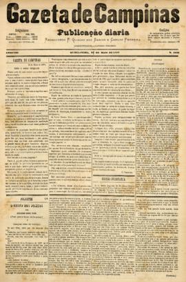 Gazeta de Campinas [jornal], a. 8, n. 1041. Campinas-SP, 24 mai. 1877.