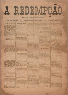 A Redempção [jornal], [s/n]. São Paulo-SP, 13 mai. 1898.