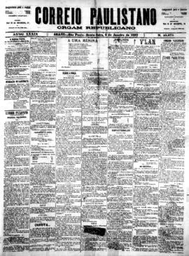 Correio paulistano [jornal], [s/n]. São Paulo-SP, 06 jan. 1893.