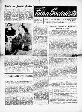 Folha socialista [jornal], a. 5, n. 2. São Paulo-SP, 20 jun. 1953.
