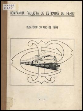 Relatório…, nº 111, 1959. Criador(a): Companhia Paulista de Estradas de Ferro. [São Paulo-SP]: Ti...