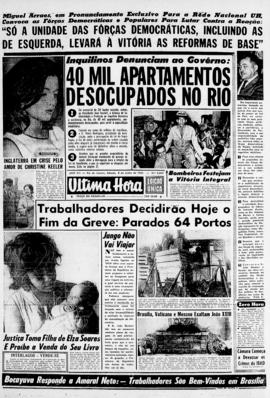 Última Hora [jornal]. Rio de Janeiro-RJ, 08 jun. 1963 [ed. vespertina].
