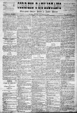 Correio paulistano [jornal], [s/n]. São Paulo-SP, 08 jun. 1884.