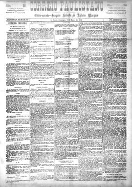 Correio paulistano [jornal], [s/n]. São Paulo-SP, 07 mar. 1886.